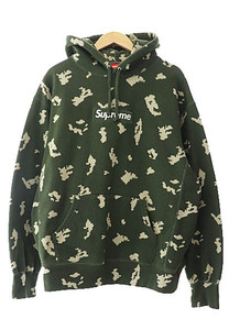 シュプリーム SUPREME 21AW Box Logo Hooded Sweatshirt Olive Russian Camo ボックス ロゴ フーデッド プルオーバー パーカー ロシア カモ