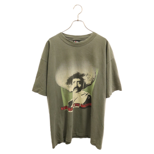 VINTAGE ヴィンテージ 90s RAGE AGAINST THE MACHINE Emiliano Zapata 半袖Tシャツ カーキ カットソー giantボディ