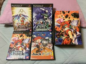 .hack (PS2)/.hack G.U. (PS2)/.hack fragment ドットハック フラグメント (PS2) 収納BOX & OVA 付き