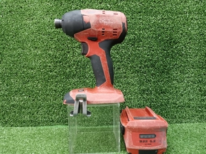 中古 HILTI ヒルティ 21.6v 充電式インパクトドライバ 5.2Ah バッテリー 付 SID4-A22