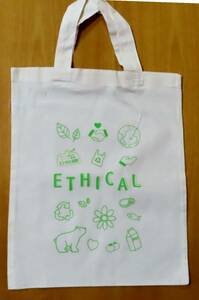 ETHICAL・エシカル消費　トートバッグ・エコバッグ　布バッグ