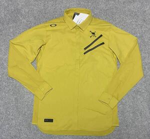 送料350円～◇新品◇OAKLEY オークリー ゴルフ◇XL(JPN)◇SKULL REVOLVE 3D WV LS SHIRT スカル 長袖シャツ◇3D立体裁断