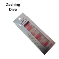 新品　Dashing Diva グロスネイルシール コーラル系