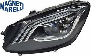 【M’s】 W222 ベンツ AMG Sクラス 後期 (2017-2021) MARELLI LED ヘッドライト ヘッドランプ 左 (NV無) 純正OEM 222-906-7703 2229067703