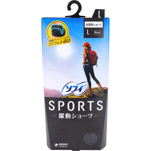 【まとめ買う】ソフィ SPORTS 躍動ショーツ 生理用ショーツ Lサイズ ブラック×7個セット