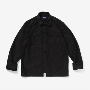 希少★新品本物【黒★サイズ2】★D-61M SATIN LS SHIRT サテン 長袖 シャツ 正規店購入 ディセンダント 限定品 入手困難 DESCENDANT 19S/S