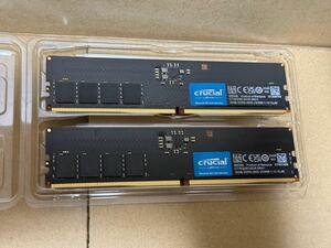 crucial CT16G48C40U5 [DDR5 PC5-38400 16GB] 2枚