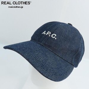 A.P.C./アーペーセー デニム 刺繍 キャップ/58 /000