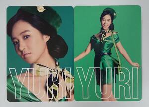 少女時代 SNSD ユリ YuRi トレカ フォトカード UP&引き 2枚セット Girls