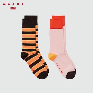 sale!新品タグ付☆UNIQLO ×MARUNIユニクロ&マルニ☆ヒートテックソックス2足組