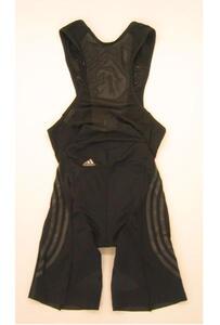 f 残1　アディダス　Adidas ADISTAR FLOW BIB SHORT S　ビブショーツ　黒