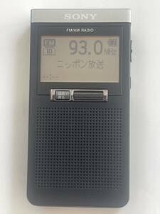 SONY ソニー SRF-T355 AM FM ポケットラジオ 動作確認済み 中古品