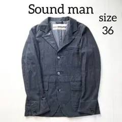 Sound man サウンドマン　ジャケット　サイズ　36