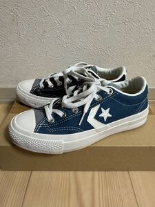 CONVERSE BREAKSTAR SK CV OX ブレイクスター クレイジーパターン 23cm ホワイト ブルー ブラック コンバース スニーカー