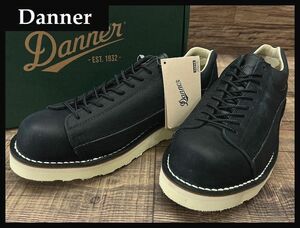 送無 新品 Danner ダナー D314110 ROCKFORD ロックフォード 本革 レザー ローカット ブーツ 短靴 シューズ ステッチダウン製法 黒 26.0 ③