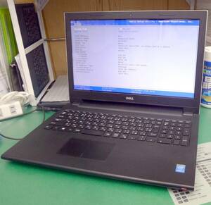 T11028nジャンク Inspiron3542 corei3 Haswell 第4世代CPU 15.6inch 4GB 簡易起動確認済み
