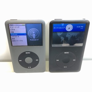 【1円スタート】 アップル Apple iPod Classic おまとめ２台 ★ジャンク品★ MB150J/MB565J