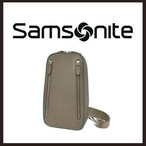 ○★新品 未使用 Samsonite ホクストン スリングバッグ ワンショルダー トープ＆ブルー（サムソナイト）○●