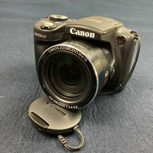 on478 CANON PowerShot SX500 IS コンパクトデジタルカメラ 一眼レフ風 キャノン 動作確認済 中古