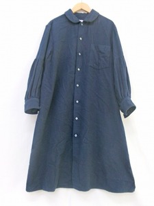 COMME des GARCONS COMME des GARCONS コムデギャルソン コムデギャルソン 丸襟シャツワンピース S W13B024-1 ブルー Dress