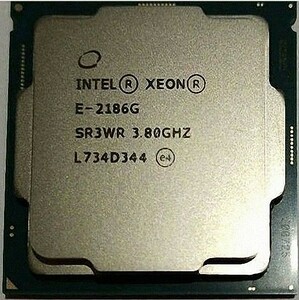 Intel Xeon E-2186G SR3WR 6C 3.8GHz 12MB 95W LGA1151 HD Graphics P630 DDR4-2666