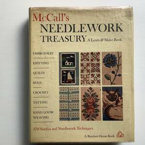 手芸百科 ■ARTBOOK_OUTLET■ 66-009 ★推奨 McCalls NEEDLEWORK TREASURY 379のステッチとニードルワークテクニック 刺繍 織り 編む ラグ