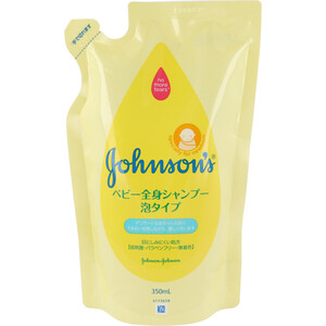 【まとめ買う】ジョンソン＆ジョンソン ベビー全身シャンプー 泡タイプ 詰替用 350mL×40個セット