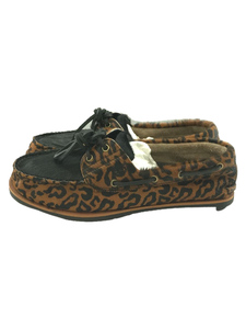 Timberland◆LEOPARD CLASSIC BOAT 3EYE/29cm/BRW/ハラコ/A5YYB