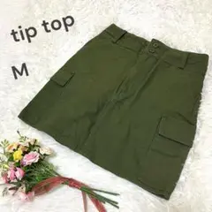 tip top ティップトップ 【M】 スカート カーキ ベルト通し ポケット