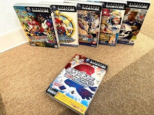 NINTENDO ニンテンドー GAMECUBE ゲームキューブ ソフト 6点まとめ 現状品 ポケモンボックス ルビー＆サファイア/マリオパーティー6 他