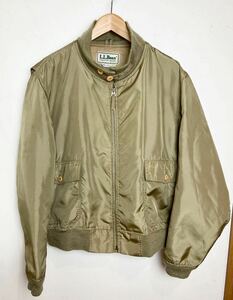 80s L.L.Bean G-8 ミリタリーsize:46フライトジャケットma-1 / WEP llbean ビンテージ MADE IN USA US Navy 希少カラー