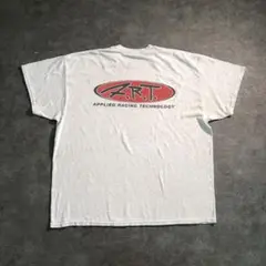 【GILDAN】A・R・T バックプリントTシャツ　グレー古着used SM72