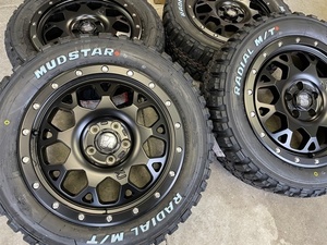 4本セット XTREME-J XJ04 17x7.0J 5/110 +35 SBK MUDSTAR RADIAL M/T 215/60R17 ホワイトレター ジープ レネゲード BU チェロキー KL