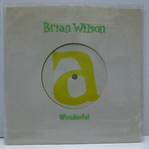 BRIAN WILSON-Wonderful (EU 5,000枚限定グリーンヴァイナル 7+Printed PVC)