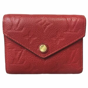 【1円～】ルイヴィトン LOUIS VUITTON 財布 コンパクトウォレット ポルトフォイユ・ゾエ M58879 SP1199 レッド 中古