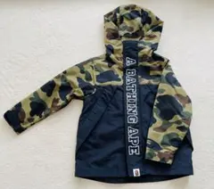 アベイシングエイプ  BAPE KIDS カモフラ　アウター 90