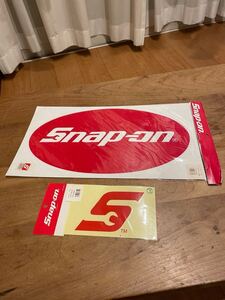 スナップオン Snap-on オーバル ステッカー ロゴ デカール モンスタースポーツ　特大サイズ