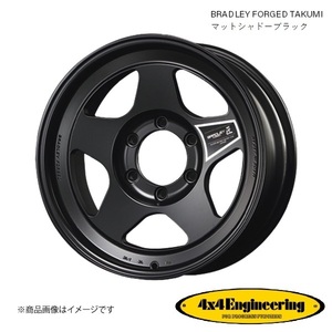 ブラッドレーフォージド 匠 16インチ 6穴 6H 139.7 6.5J +25 4WD 用 ホイール 5本 マットシャドーブラック BRADLEY FORGED TAKUMI