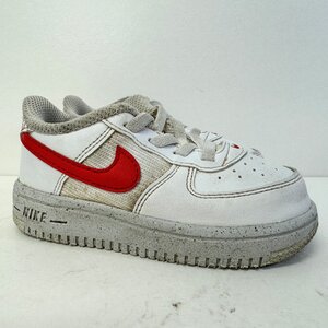 13cm NIKE FORCE 1 CRATER NN (TD) DM1088-101 ナイキ フォース 1 ホワイトレッド メンズ スニーカー WE H1000190