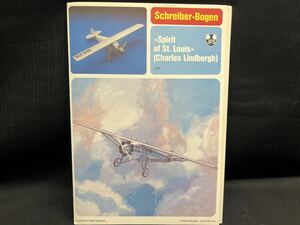〇Cb右69〇80 未組立 チャールズ・リンドバーグ スピリットオブセントルイス ペーパークラフト 飛行機 1:50ドイツSchreiber-bogen 紙 模型