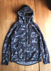 Nike tech fleece CAMO full zip HOODIE JACKET ナイキ テック フリース 迷彩柄 size S パーカー nsw カモフラ