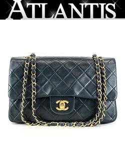 【広尾店】ヴィンテージ シャネル CHANEL マトラッセ25 Wチェーンショルダーバッグ 2番代 【14540】