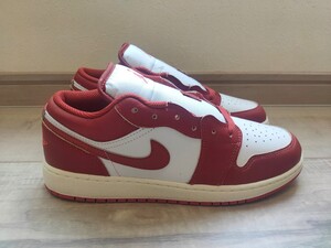 25cm 新品 NIKE AIR JORDAN 1 LOW SE GS ナイキ エアジョーダン 1 ロー ローカット エア ジョーダン FJ3465-160 白 赤