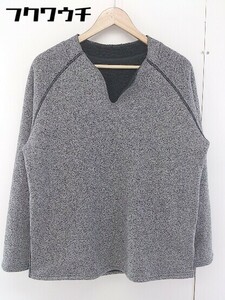 ■ B:MING by BEAMS ビーミング 裏地ボア トレーナー サイズL ダークグレー系 メンズ