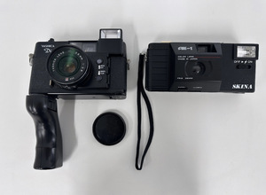 100円～◎昭和レトロ SKINA AE-1 YASHICA DIARY ヤシカ カメラ フィルムカメラ 2個セット クラッシックカメラ ヴィンテージ レトロ