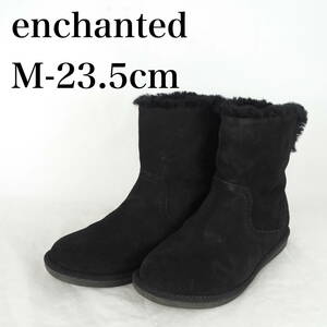 EB4484*enchanted*エンチャンテッド*レディースショートブーツ*M-23.5cm*黒