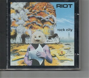 ks*ライオット/Riot「Rock City」/Metal Blade Records盤/