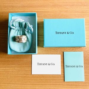 【TR1】美品 Tiffany&Co. ティファニー アトラス シルバー リング 指輪 SV925 1995 ヴィンテージ メンズ レディース