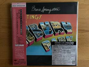 ブルース・スプリングスティーン Bruce Springsteenアズベリーパークからの挨拶状 紙ジャケ 紙ジャケット limited edition papersleeve CD
