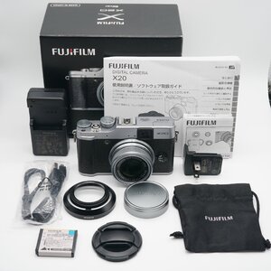 新品級 FUJIFILM フジフイルム デジタルカメラ X20S 光学4倍 シルバー F FX-X20S